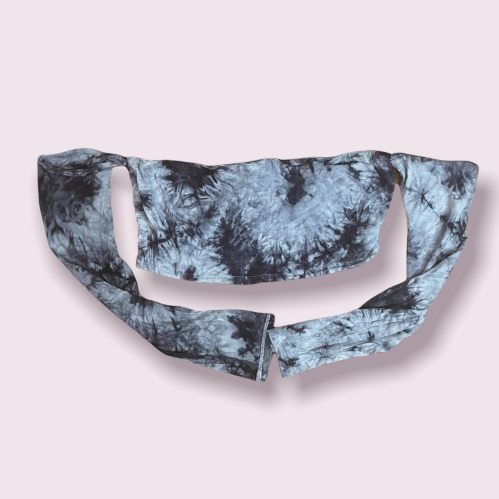 tie dye crop top
